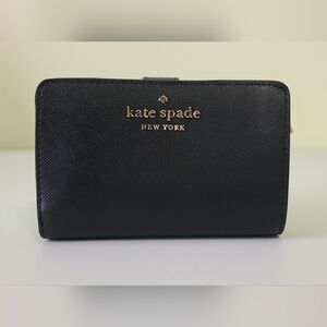 Black Kate Spade Bifold Wallet